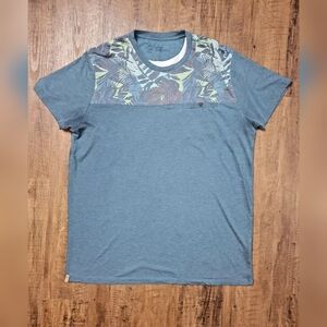 Tentree Treeblend tropical leaves t-shirt